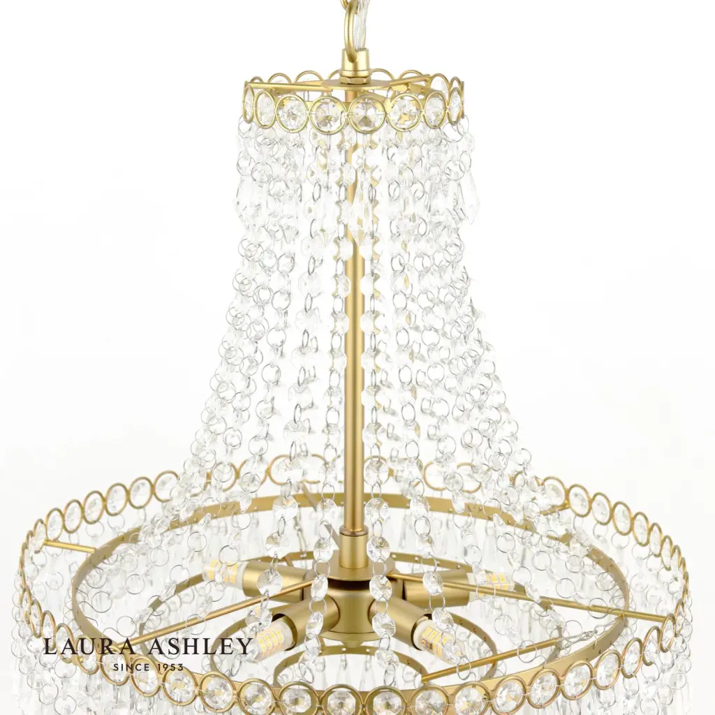 Enid Small Antique Brass Chandelier