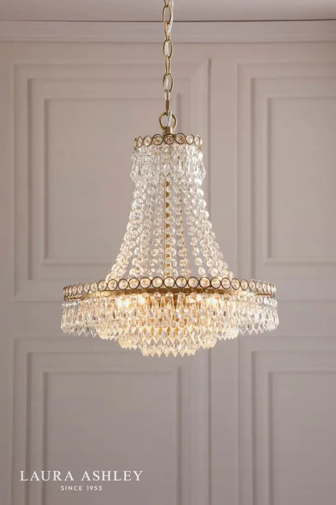 Enid Small Antique Brass Chandelier
