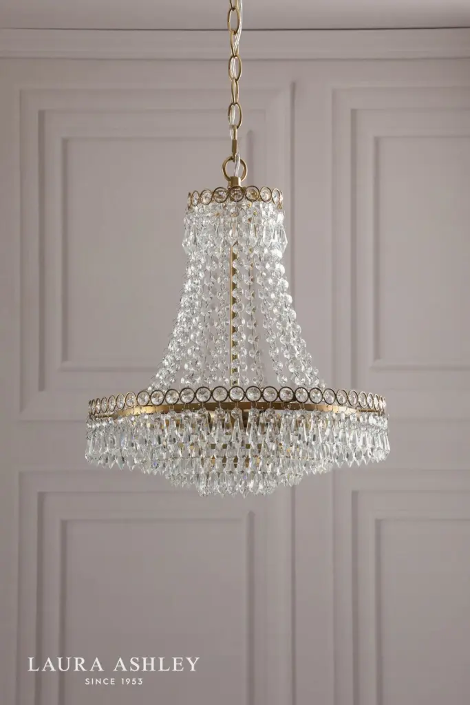Enid Small Antique Brass Chandelier