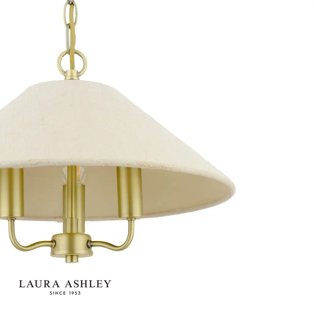 Harland 3 Light Antique Brass Pendant
