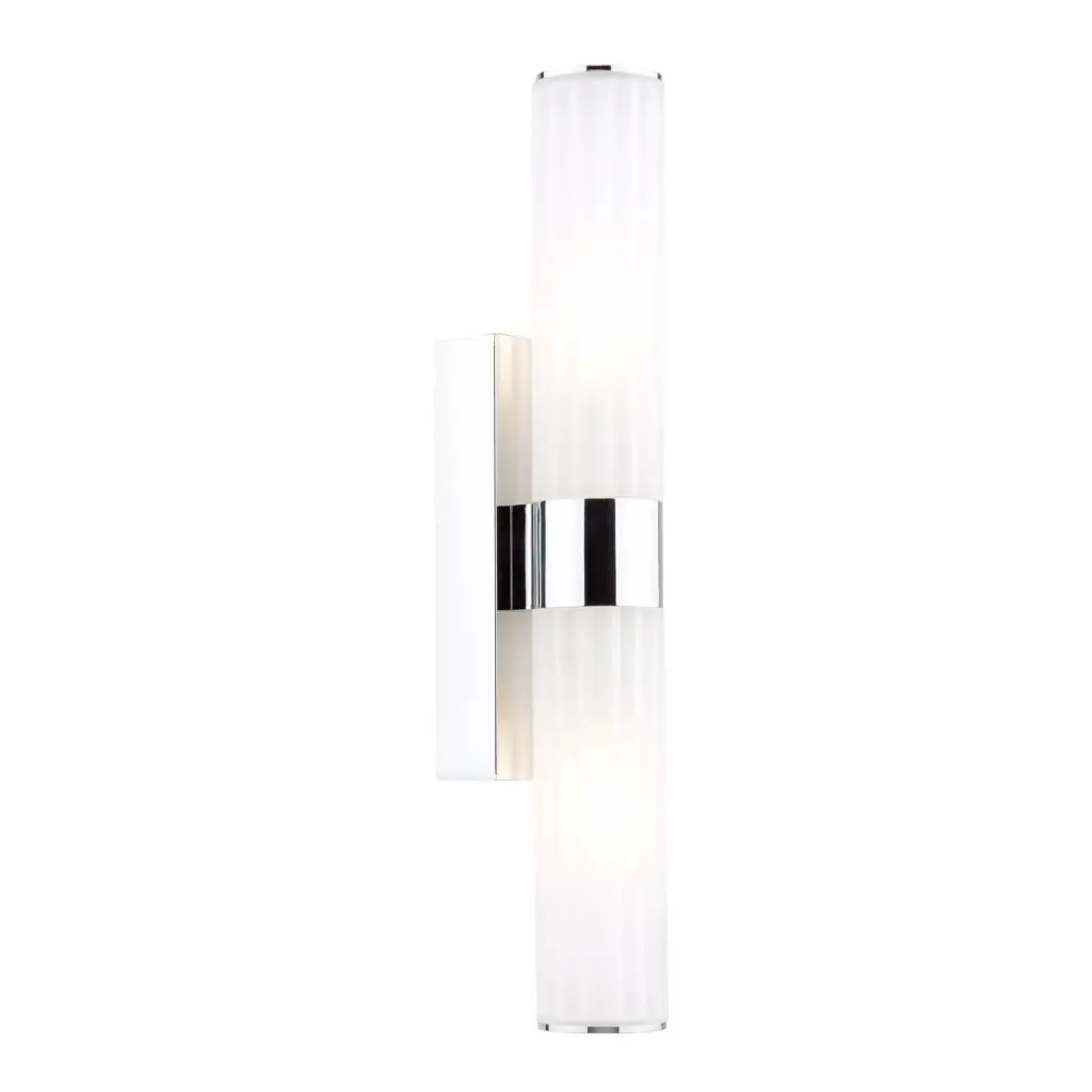 Lars Polished Chrome Up & Down Bathroom Wall Light