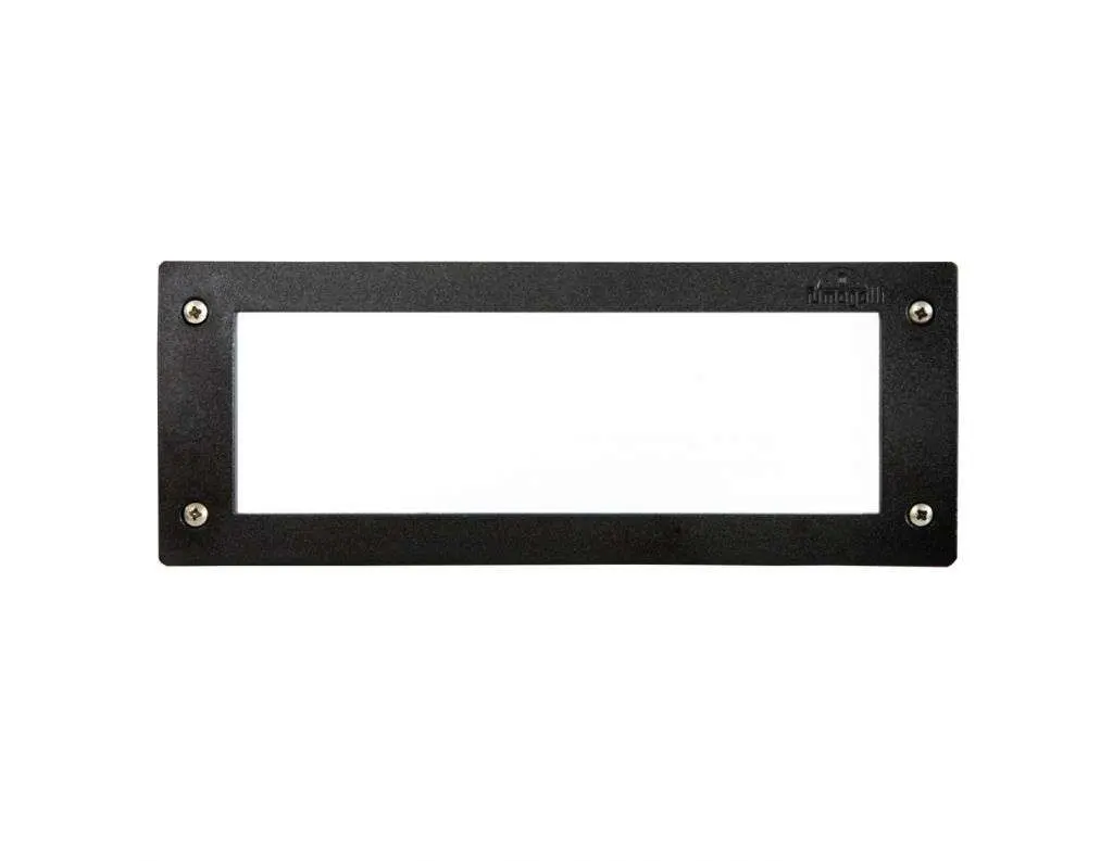 Leti 300 Black Recessed Wall/Brick Light