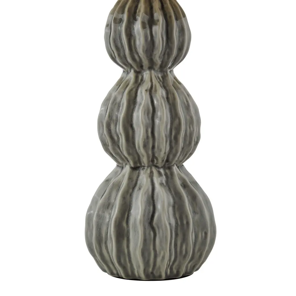 Lorelai Grey Table Lamp C/W Shade