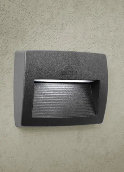 Lorenza 190 7.5W Surface Mounted Wall Light in Black