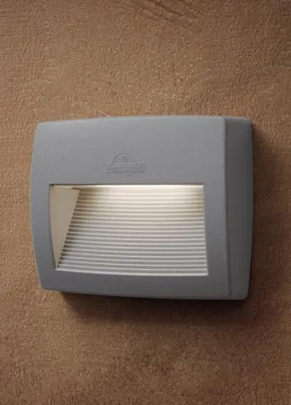 Lorenza 190 7.5W Surface Mounted Wall Light in Grey