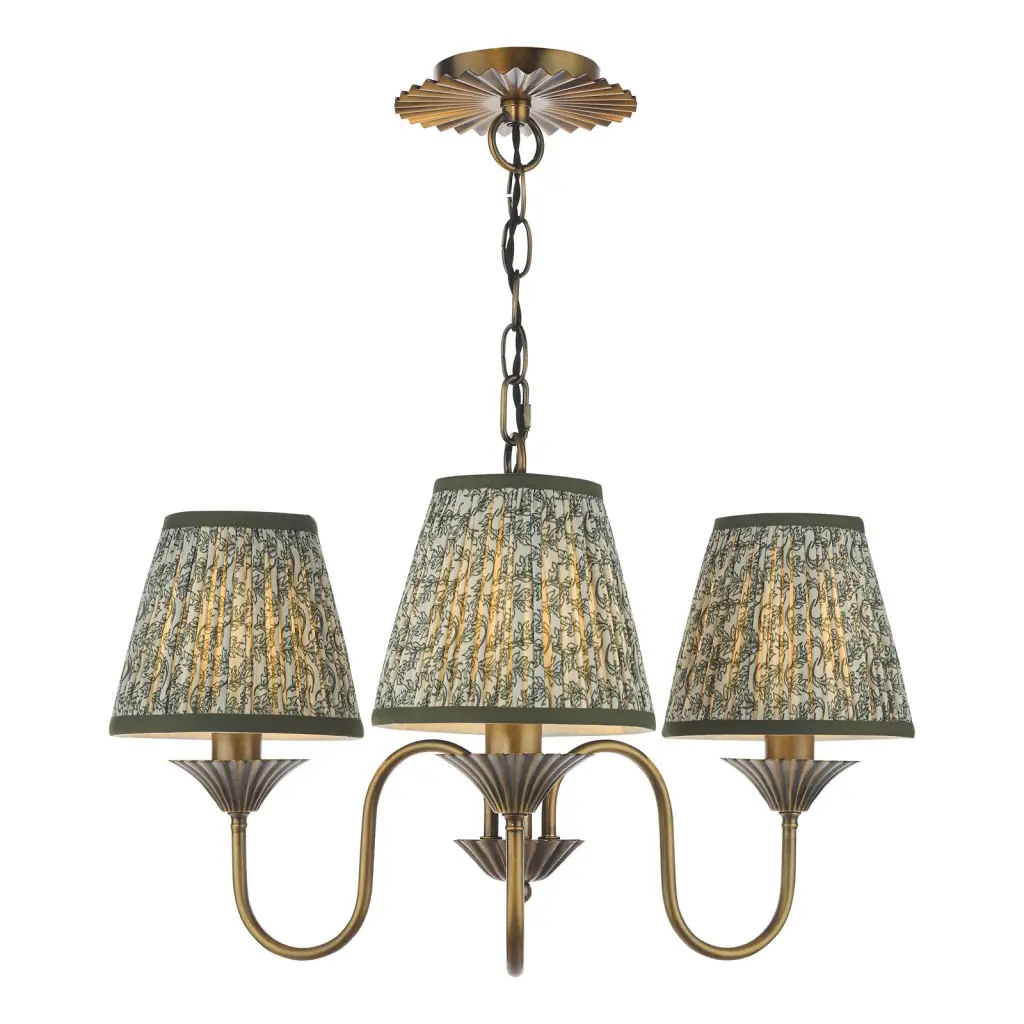 Lydian 3 Light Antique Bronze Pendant