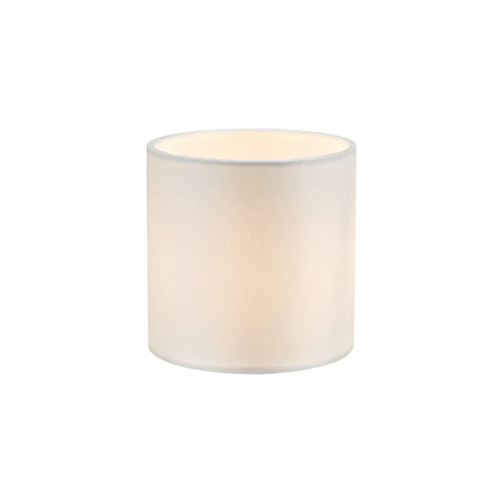 Lyris Ivory Cotton Drum Shade 12cm