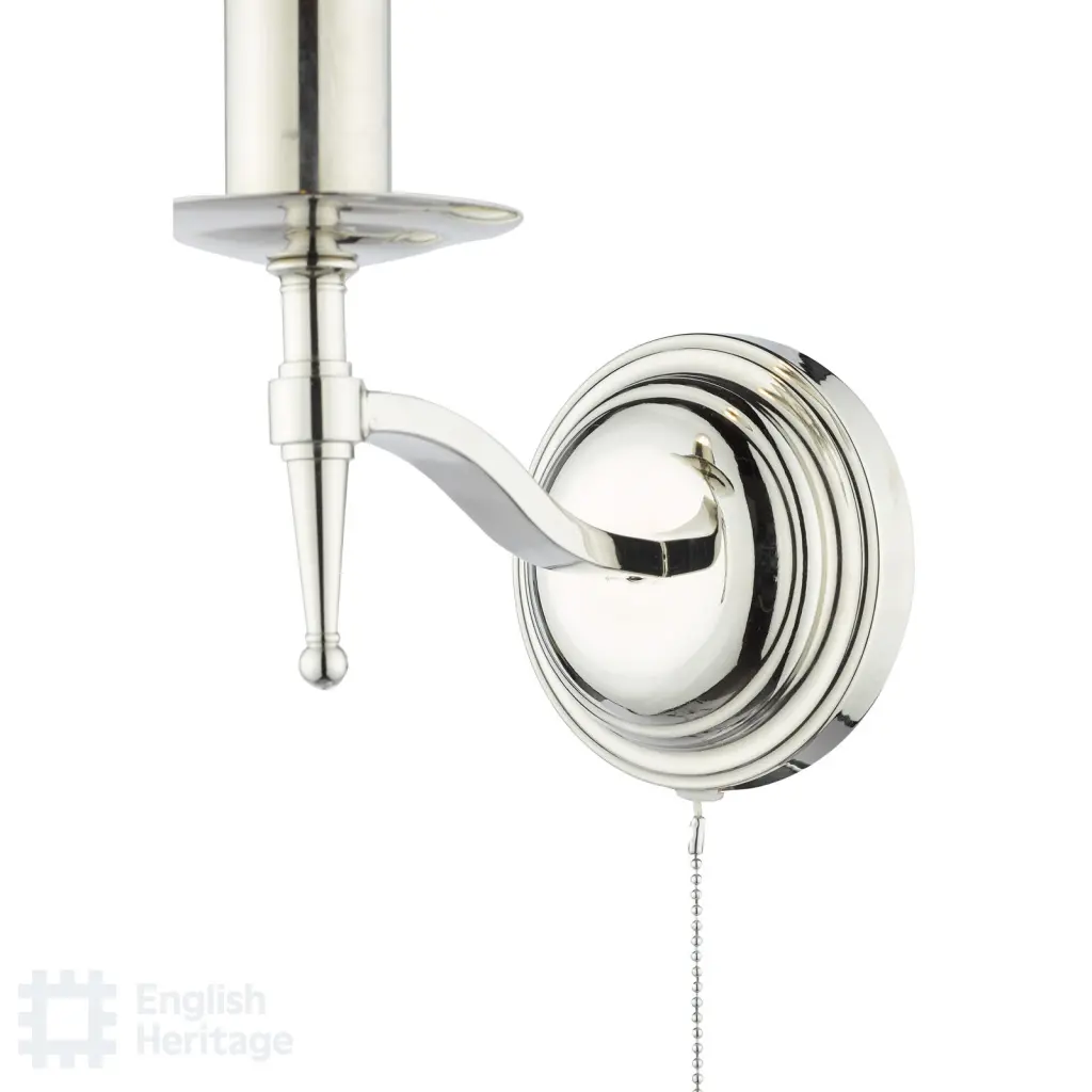 Marble Hill Polished Nickel Wall Light