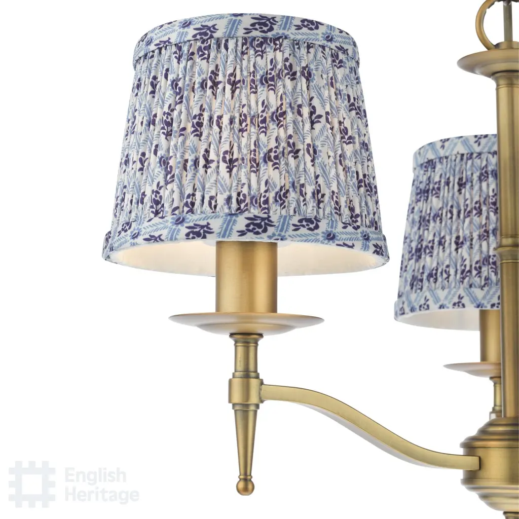 Marble Hill Aged Brass 3 Light Pendant
