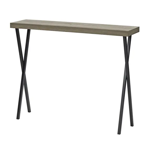 Data Oak Console Table