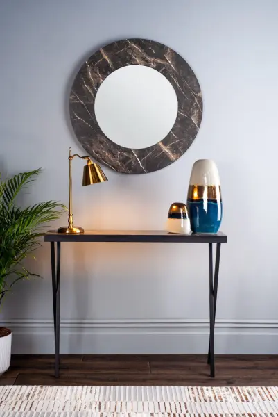 Juvan Dark Marble Mirror 80cm