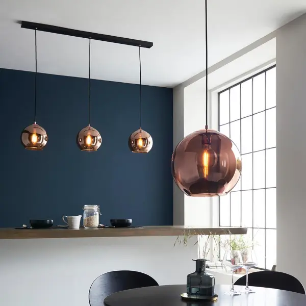 Boli Single Pendant in Copper Finish