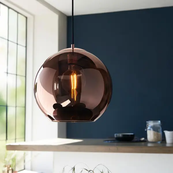 Boli Single Pendant in Copper Finish