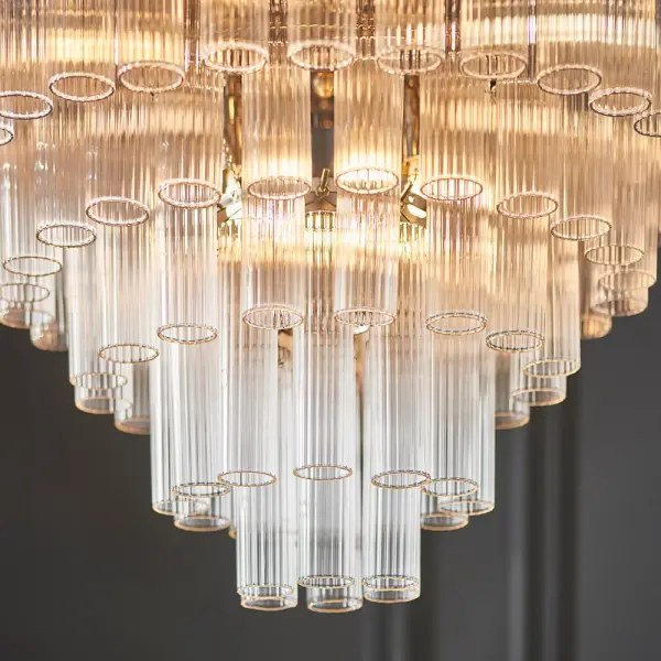 Toulouse 12 Light Pendant in Polished Nickel