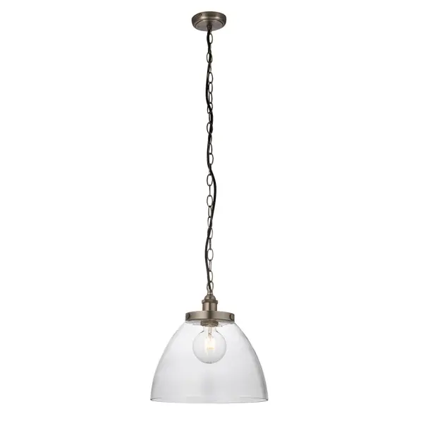 Hansen Grand Pendant in Brushed Silver
