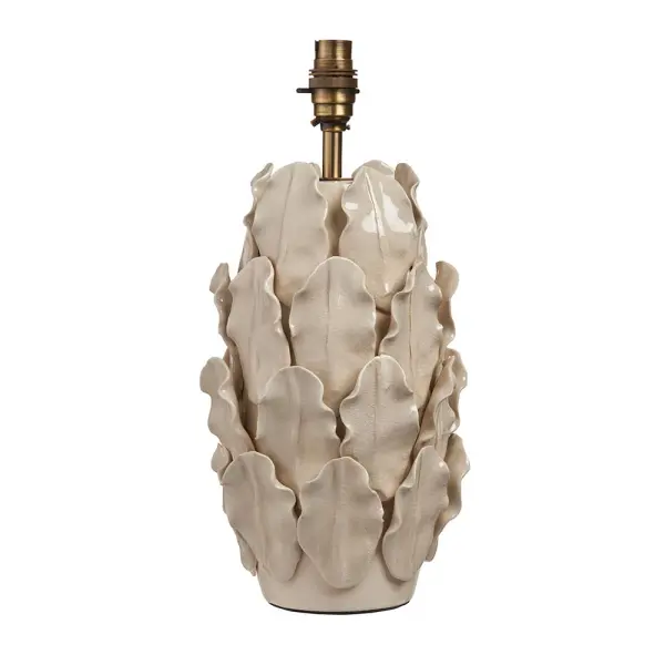 Layered Large Leaf Table Lamp Base Only