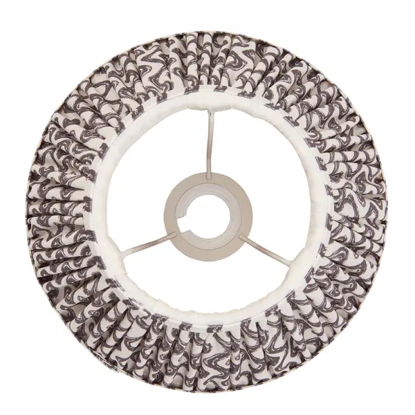 Ripple 250mm Pearl Grey Tapered Shade