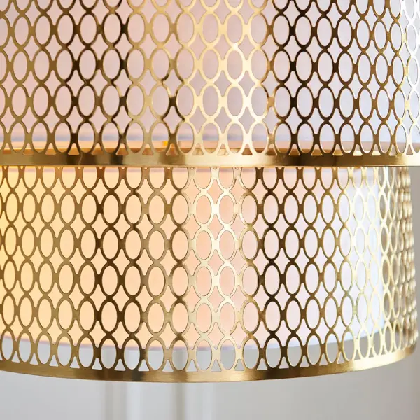 Cordero 6 Light Tiered Pendant in Gold Finish
