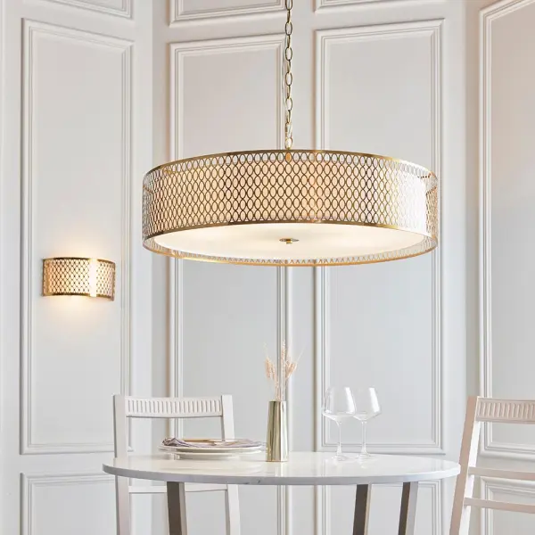 Cordero Large Gold Pendant