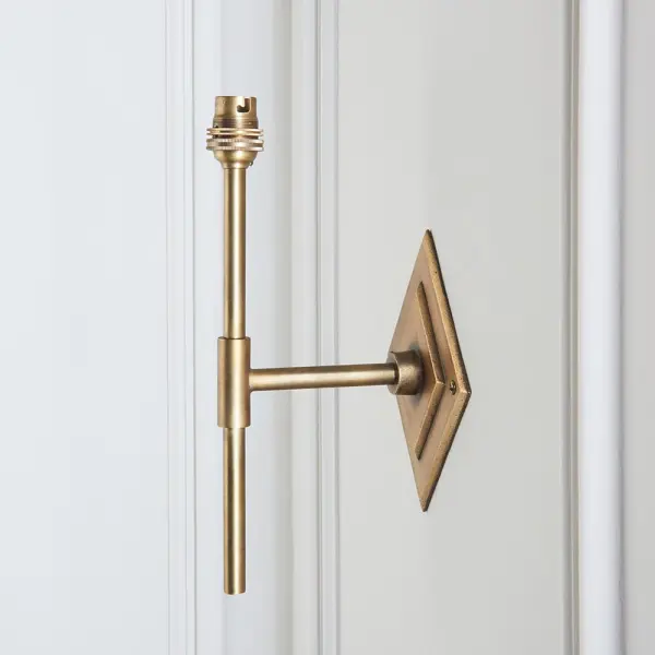 Diamond Brass Wall Bracket Only
