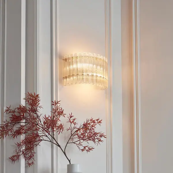 Brenda Aged Brass 2 Light Wall Fitting