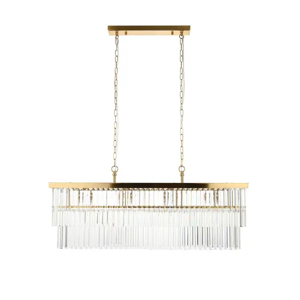 Conaston 4 Light Linear Pendant in Brass