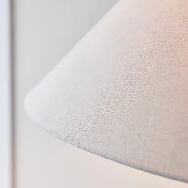 Lille Matt Black Floor Lamp C/W Shade