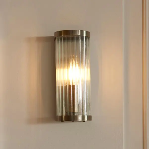 Ridgeton Single Antique Brass Wall Light