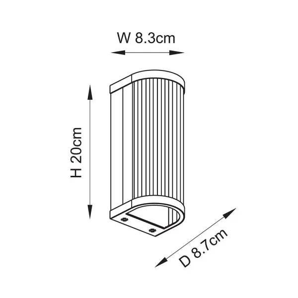 Ridgeton Single Antique Brass Wall Light
