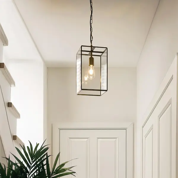Hammond Large Single Glass Pendant