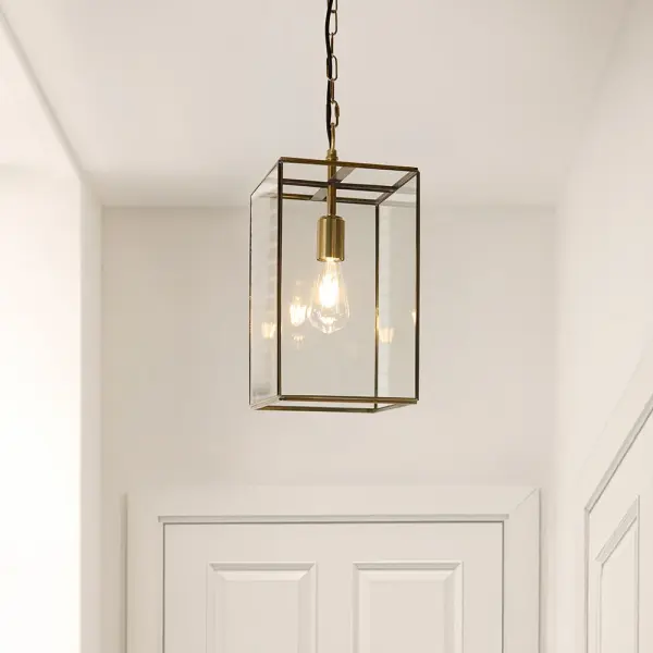 Hammond Large Single Glass Pendant