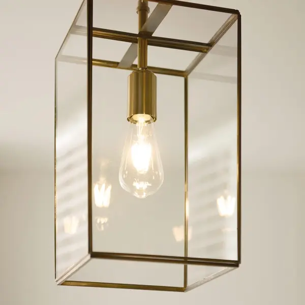Hammond Large Single Glass Pendant
