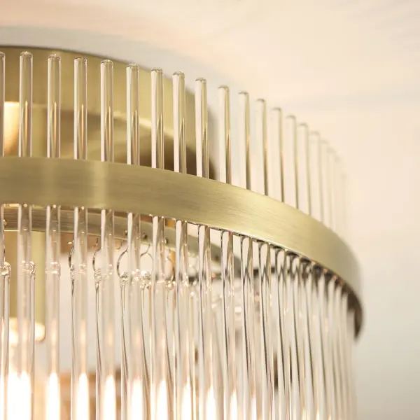 Marietta Antique Brass Flush Fitting