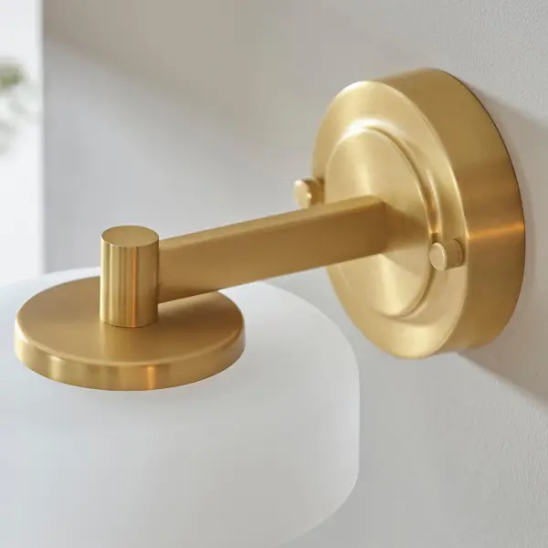 Boss Wall Fitting in Brushed Brass