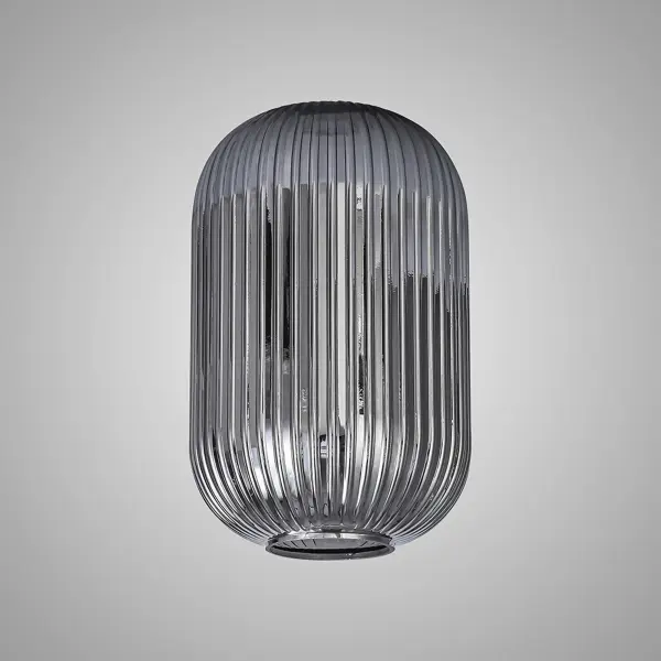 Meel 20cm Cylinder Smoked Glass Shade
