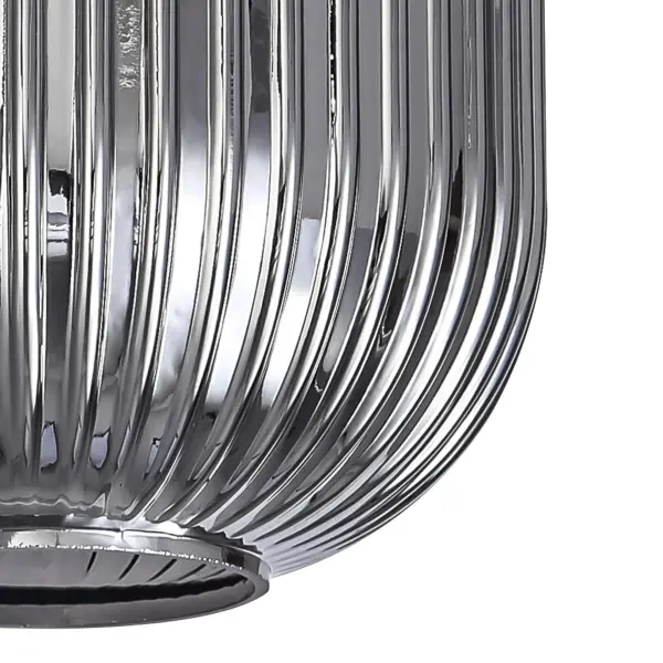 Meel 20cm Cylinder Smoked Glass Shade