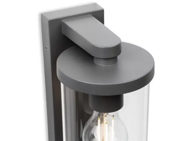 Harley Graphite Wall Lantern with PIR Sensor