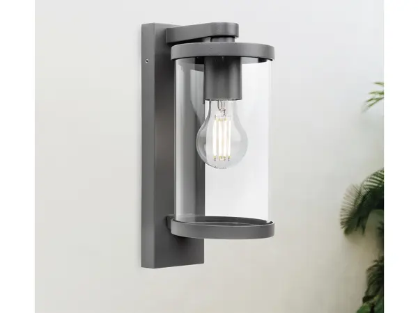 Harley Graphite Wall Lantern