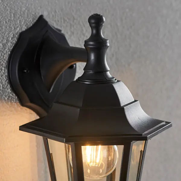 Bayswater Black Outdoor Wall Light IP44