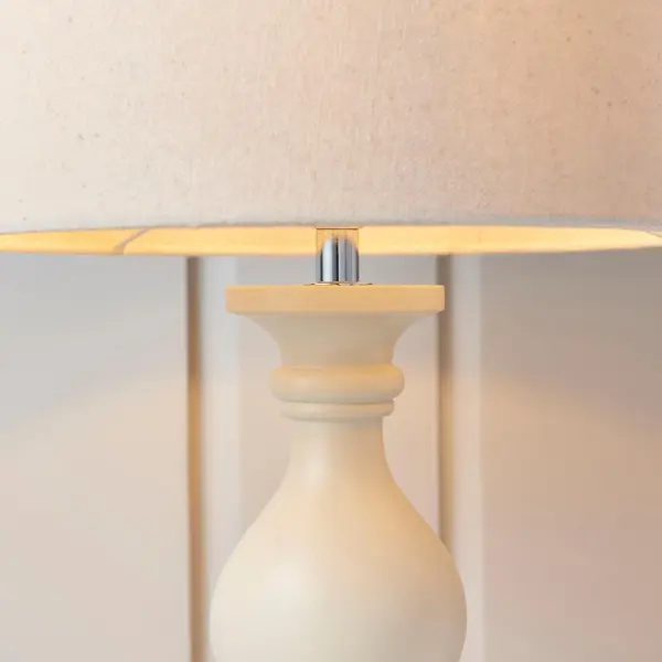 Marsham Ivory Table Lamp C/W Shade