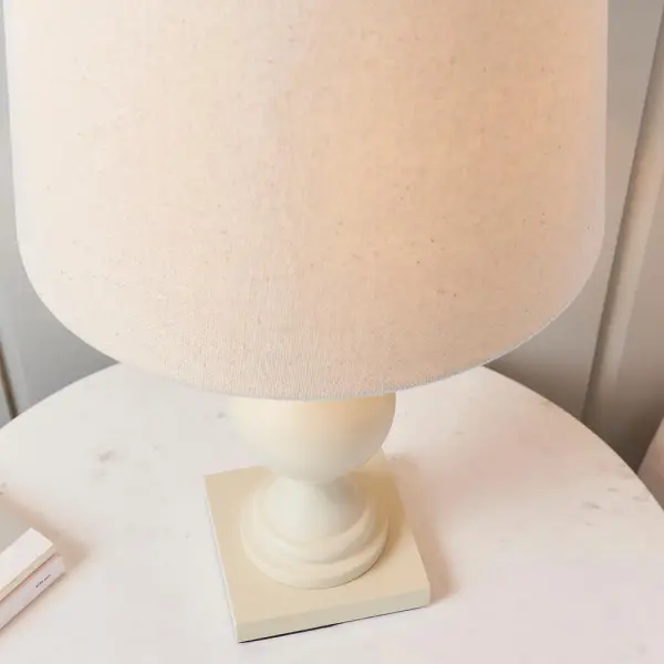 Marsham Ivory Table Lamp C/W Shade