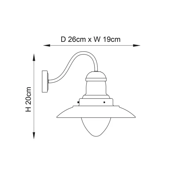 Mendip Wall Light in Satin Nickel Finish