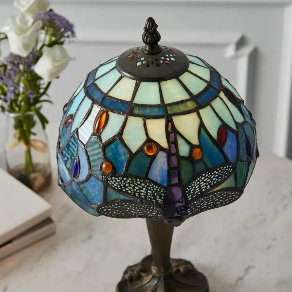 Dragonfly Blue Mini Table Lamp