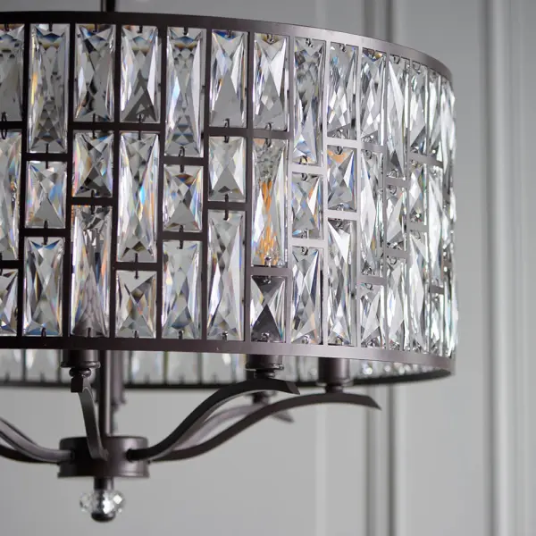 Belle 8 Light Pendant Bronze Finish