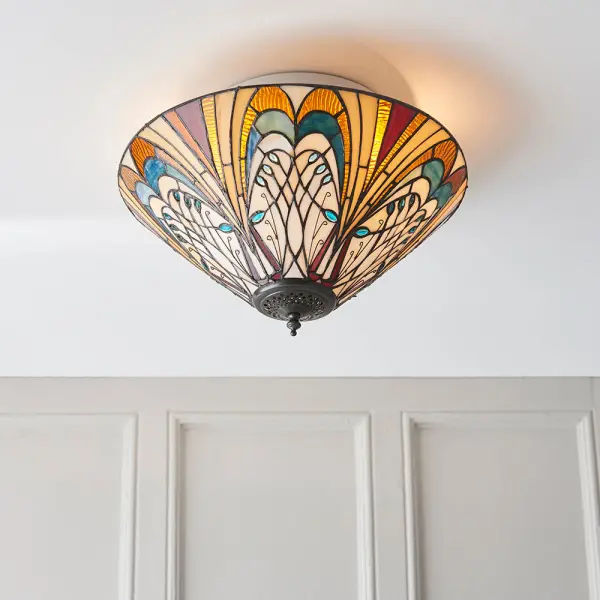Hector Medium 2 Light Flush