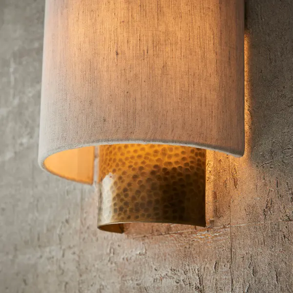 Indara Bronze Wall Light