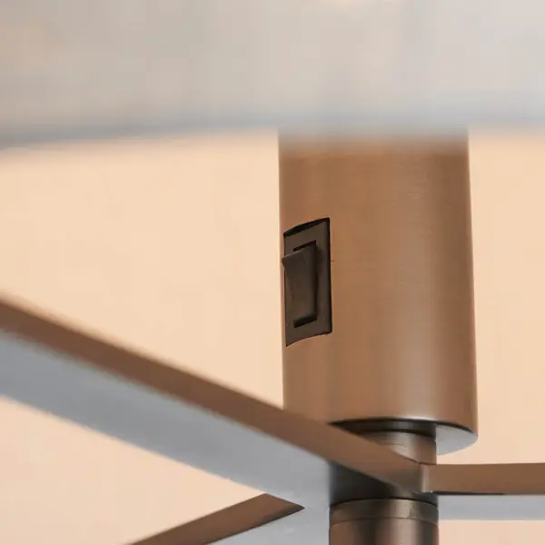 Hayfield Floor Lamp in Brushed Bronze