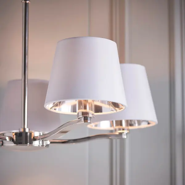 Harvey 5 Light Pendant in Nickel Finish