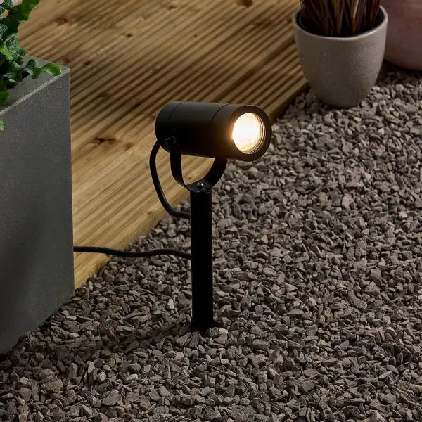 Palin 310mm Spike Light in Matt Black