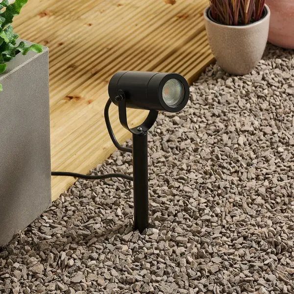Palin 310mm Spike Light in Matt Black